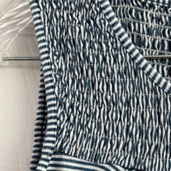 Jane & Delaney Blue & White Striped Tank Top XS - Picture 9 of 12